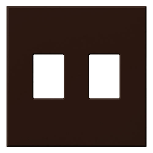 Lutron Vareo 2-Gang Architectural Wall Plate For Nova T Dimmers and Switches | VWP-2