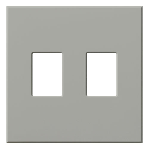 Lutron Vareo 2-Gang Architectural Wall Plate For Nova T Dimmers and Switches | VWP-2