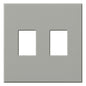 Lutron Vareo 2-Gang Architectural Wall Plate For Nova T Dimmers and Switches | VWP-2