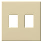 Lutron Vareo 2-Gang Architectural Wall Plate For Nova T Dimmers and Switches | VWP-2