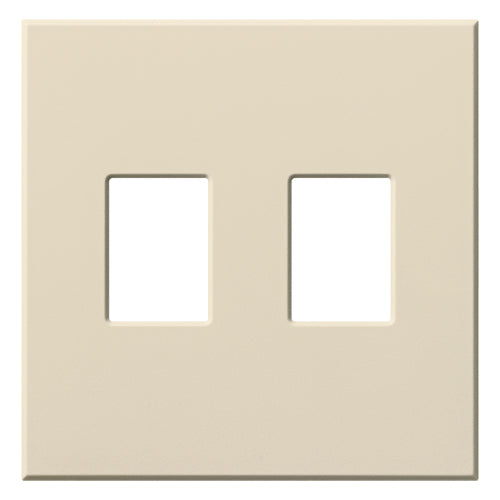 Lutron Vareo 2-Gang Architectural Wall Plate For Nova T Dimmers and Switches | VWP-2