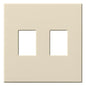 Lutron Vareo 2-Gang Architectural Wall Plate For Nova T Dimmers and Switches | VWP-2