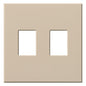 Lutron Vareo 2-Gang Architectural Wall Plate For Nova T Dimmers and Switches | VWP-2