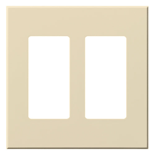Lutron Vareo 2-Gang Architectural Wall Plate For 2 Accessories | VWP-2R