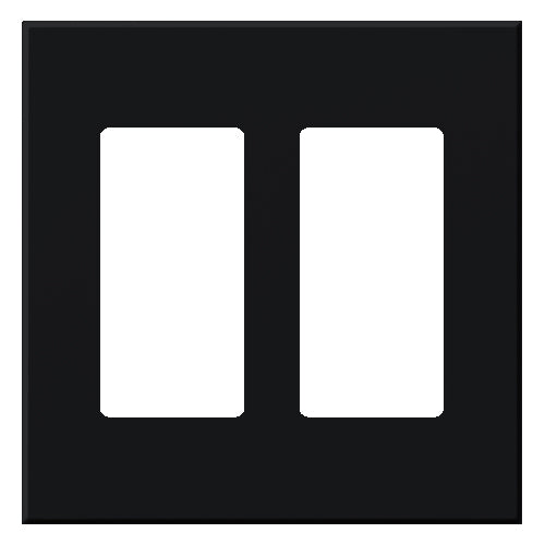 Lutron Vareo 2-Gang Architectural Wall Plate For 2 Accessories | VWP-2R