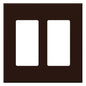 Lutron Vareo 2-Gang Architectural Wall Plate For 2 Accessories | VWP-2R