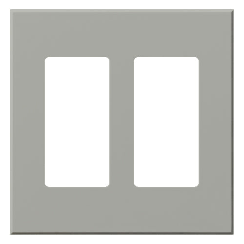 Lutron Vareo 2-Gang Architectural Wall Plate For 2 Accessories | VWP-2R