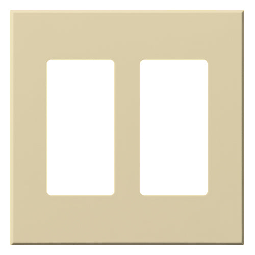 Lutron Vareo 2-Gang Architectural Wall Plate For 2 Accessories | VWP-2R