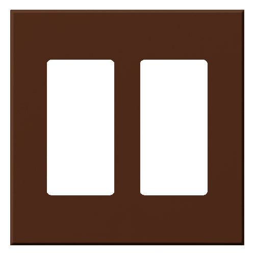 Lutron Vareo 2-Gang Architectural Wall Plate For 2 Accessories | VWP-2R