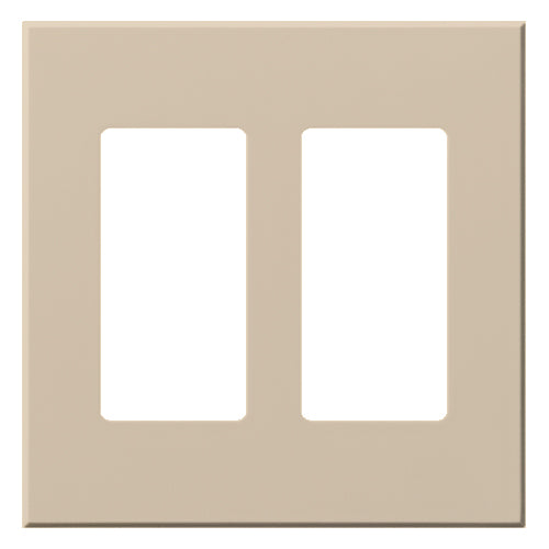 Lutron Vareo 2-Gang Architectural Wall Plate For 2 Accessories | VWP-2R