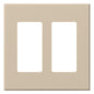 Lutron Vareo 2-Gang Architectural Wall Plate For 2 Accessories | VWP-2R