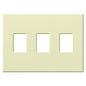 Lutron Vareo 3-Gang Architectural Wall Plate | For 3 Dimmers or Switches | VWP-3