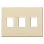 Lutron Vareo 3-Gang Architectural Wall Plate | For 3 Dimmers or Switches | VWP-3