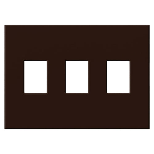 Lutron Vareo 3-Gang Architectural Wall Plate | For 3 Dimmers or Switches | VWP-3