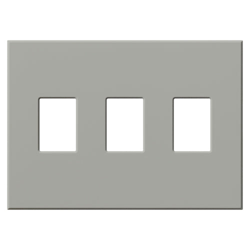 Lutron Vareo 3-Gang Architectural Wall Plate | For 3 Dimmers or Switches | VWP-3