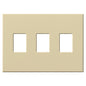 Lutron Vareo 3-Gang Architectural Wall Plate | For 3 Dimmers or Switches | VWP-3
