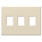 Lutron Vareo 3-Gang Architectural Wall Plate | For 3 Dimmers or Switches | VWP-3
