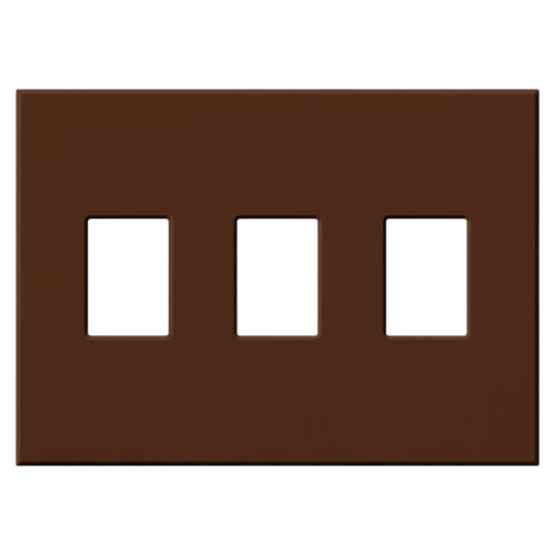 Lutron Vareo 3-Gang Architectural Wall Plate | For 3 Dimmers or Switches | VWP-3