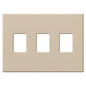 Lutron Vareo 3-Gang Architectural Wall Plate | For 3 Dimmers or Switches | VWP-3