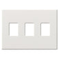 Lutron Vareo 3-Gang Architectural Wall Plate | For 3 Dimmers or Switches | VWP-3