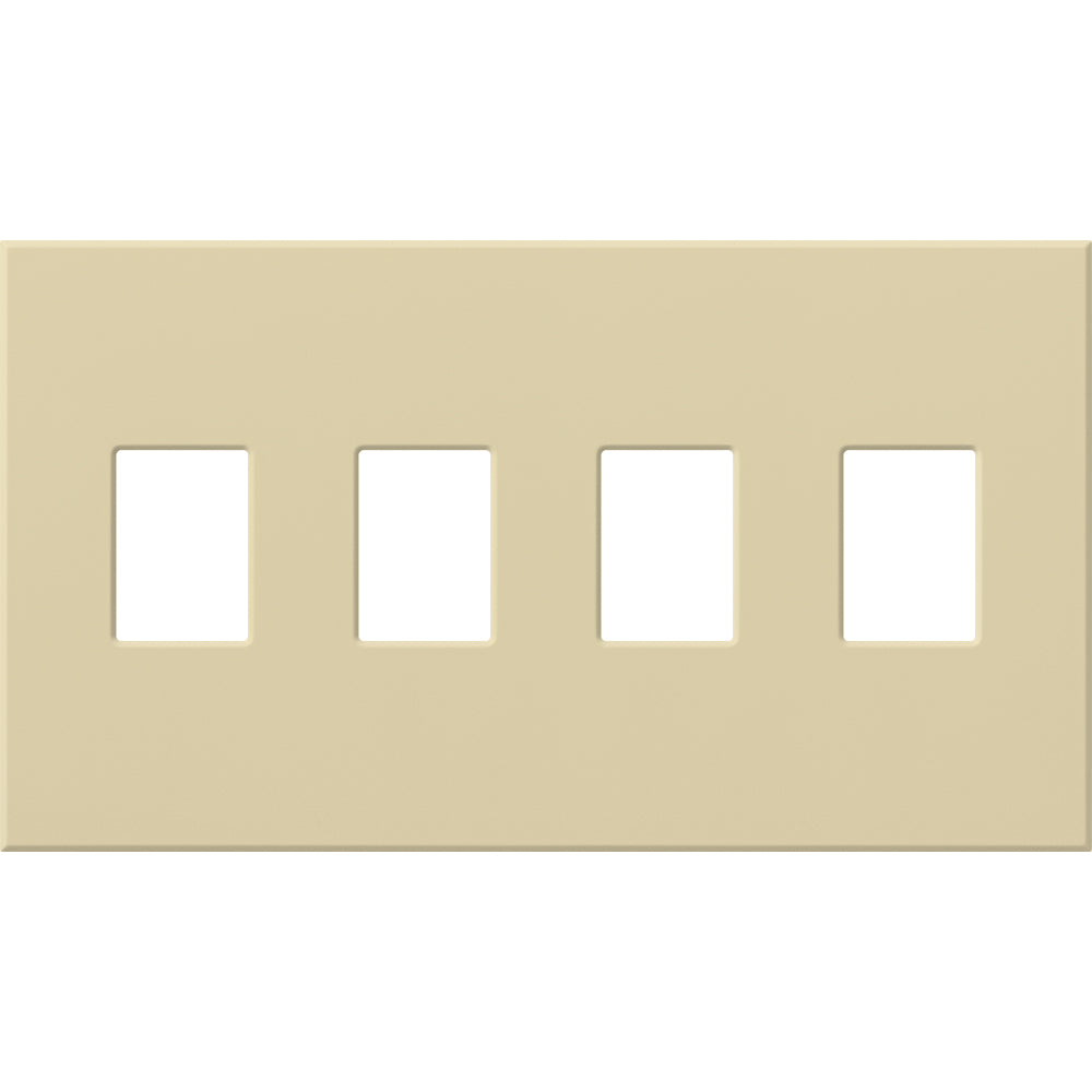 Lutron Vareo 3-Gang Architectural Wall Plate | For 3 Dimmers or Switches | VWP-3