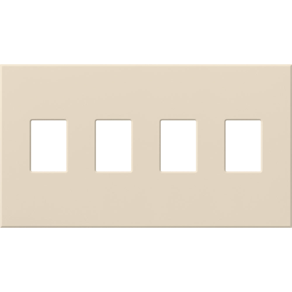 Lutron Vareo 3-Gang Architectural Wall Plate | For 3 Dimmers or Switches | VWP-3