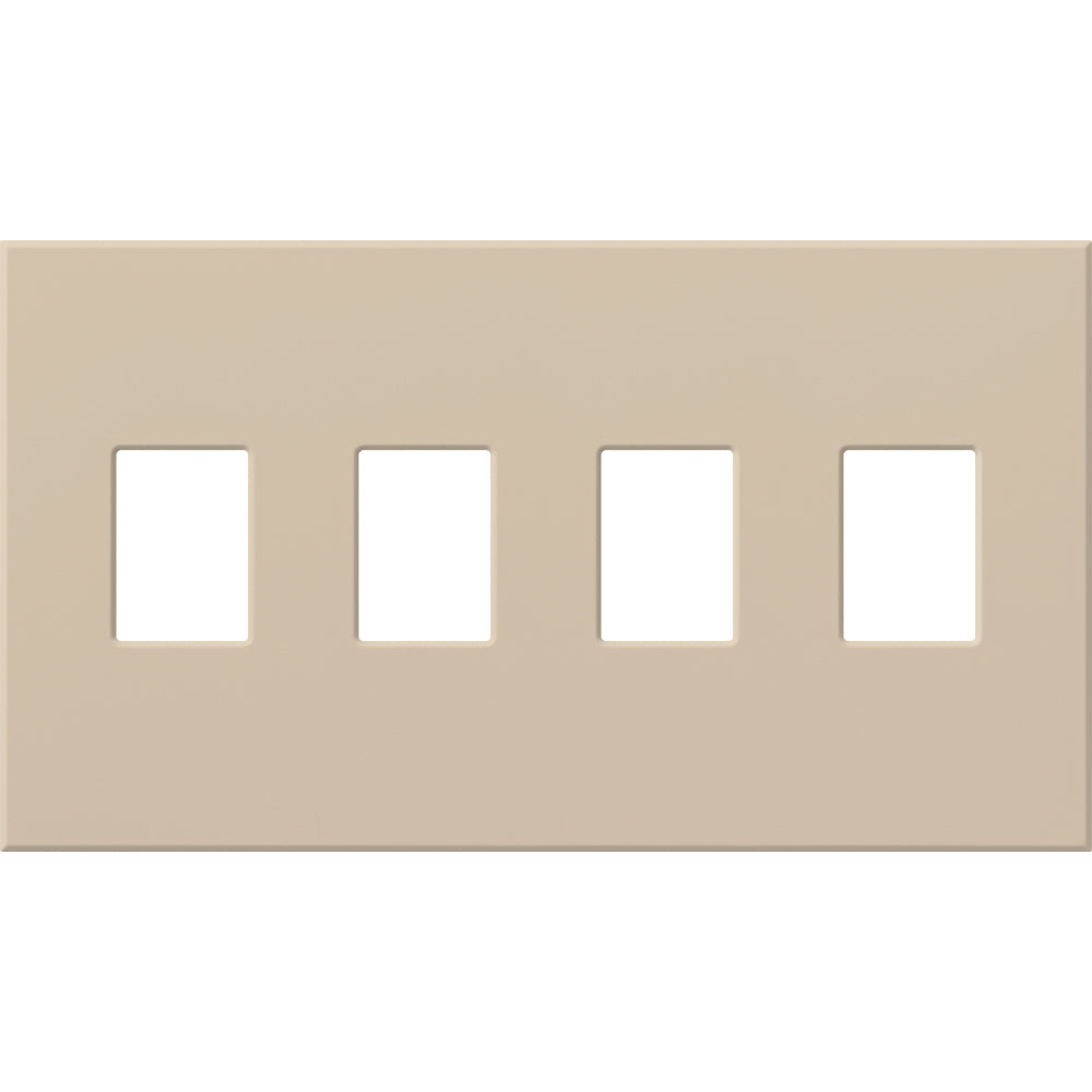 Lutron Vareo 3-Gang Architectural Wall Plate | For 3 Dimmers or Switches | VWP-3