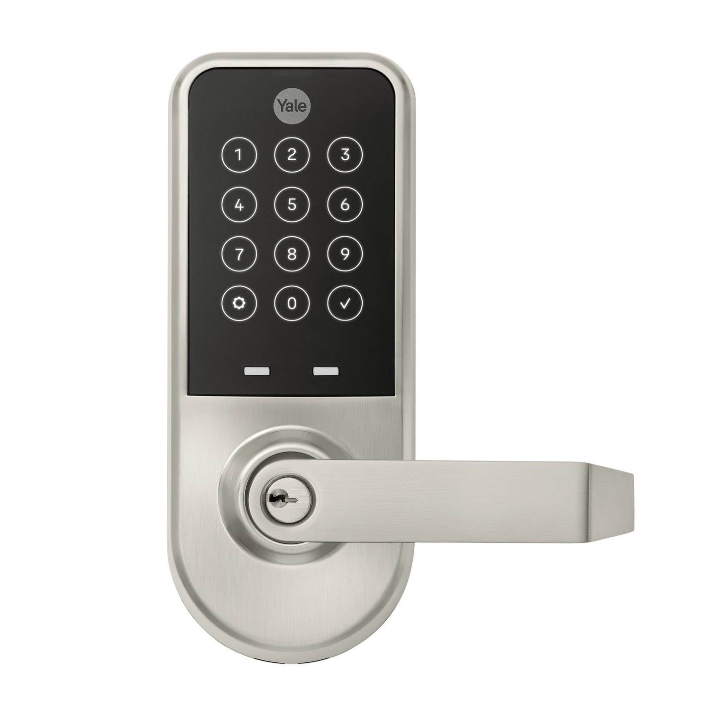 Yale Pro 2 Cylindrical Lock - Touchscreen - Keyed - Wi-Fi | YMB624-WF1 - Satin Chrome