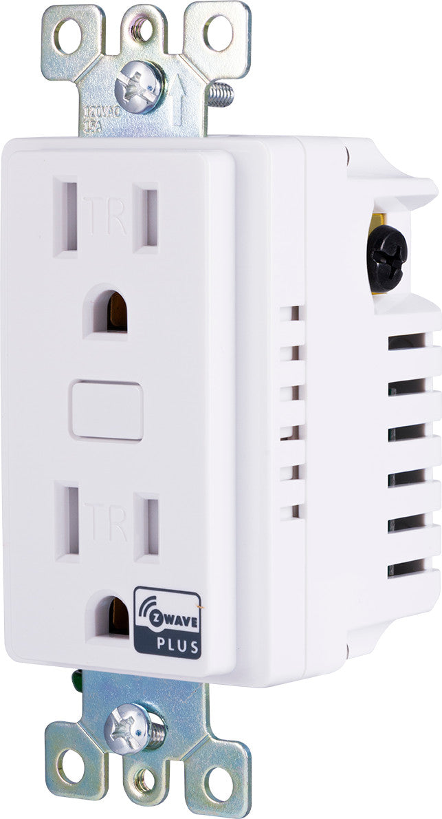 Jasco Z-Wave Smart Tamper Resistant Receptacle, 500SWB | 14315