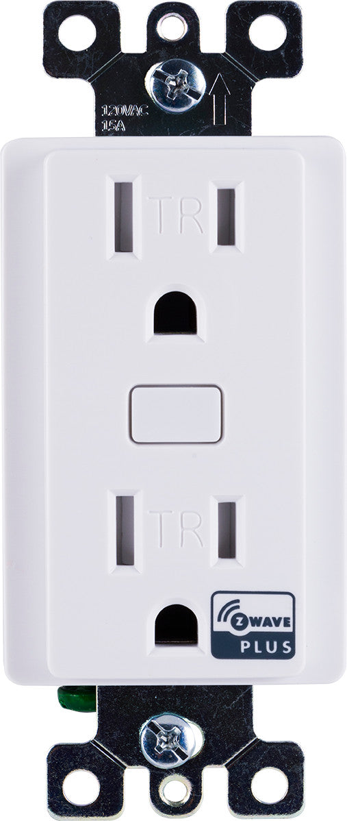 Jasco Z-Wave Smart Tamper Resistant Receptacle, 500SWB | 14315