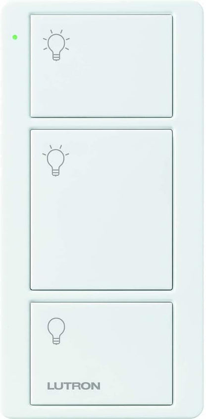 Lutron Pico 3 Button Remote Control (Light Icon) | PJ2-3B-GXX-L01