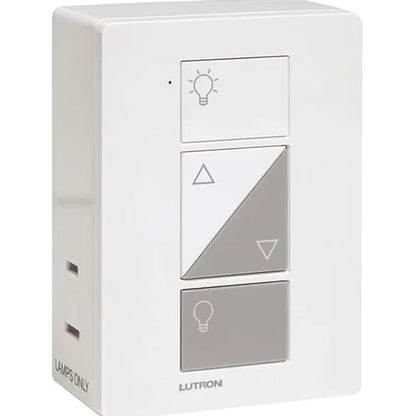 Lutron Package: Caseta Plug-In Lamp Dimmer, Pico Wireless 3-Button Remote Control, and Smart Bridge with HomeKit Technology | P-BDG-PKG1P-C