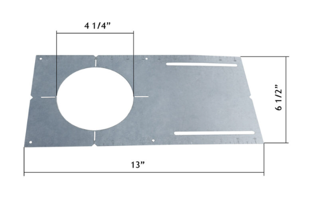 4″ Budget Flat Rough-In Plates (20 Pack)