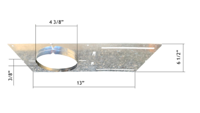 4″ Budget Flanged Rough-In Plates (20 Pack)