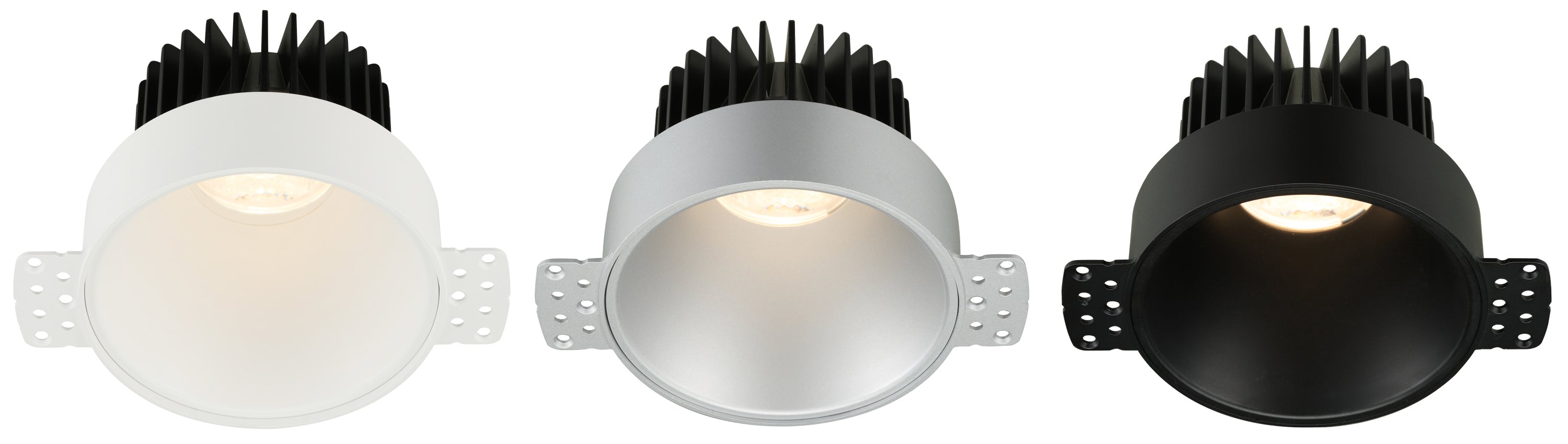 4" Round Deep Regressed LED High Output 18W Open Plenum