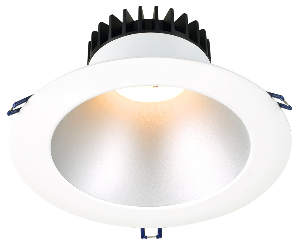 8" Round Deep Regressed 18W / 30W 38° CRI 90+ Plenum Rated Wet Type IC Air-Tight Energy Star & T24