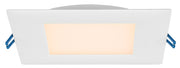 6" Super Thin Square 17W 120V 110° CRI 80 Wet Type IC Air-Tight Energy Star