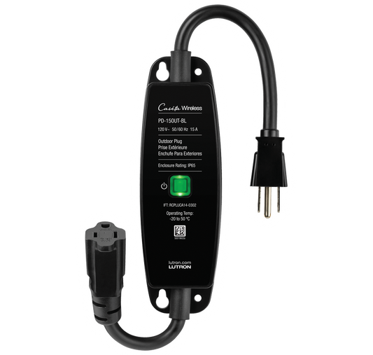 Lutron Outdoor Smart Plug | PD-15OUT-BL