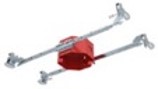 4" Standard Size Octagon Box 2 Hour Fire Rated with Bars cETLus Air-Tight