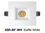 Lotus EOL - 2" Recessed Economy LED Round and Square 8W 3CCT | JXL-COB02-S08W-CCT-2SR-SM-WH