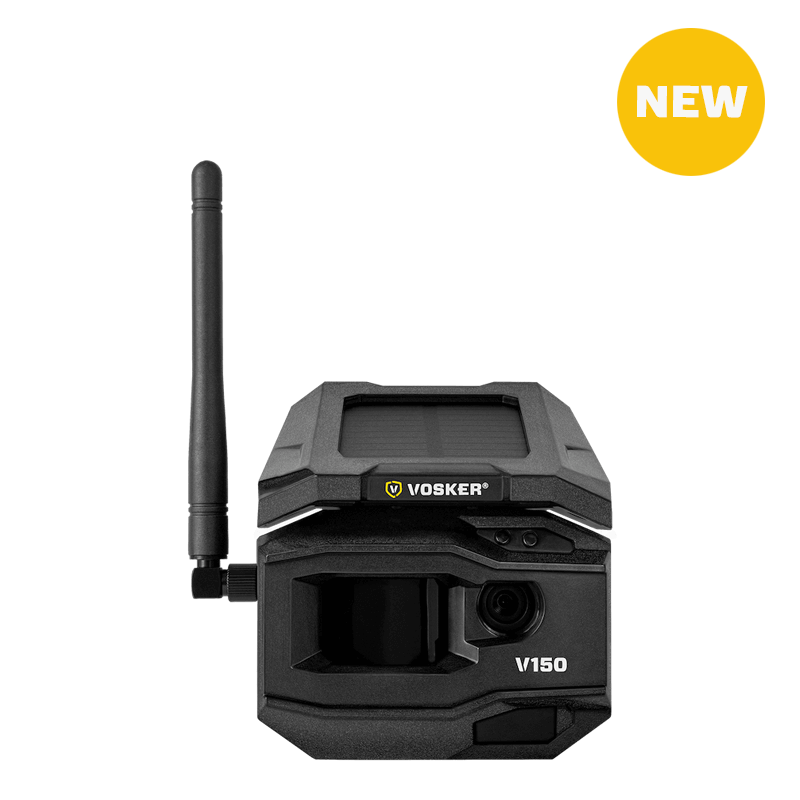 VOSKER® V150 Solar Powered LTE Cellular Outdoor Security Camera | V150
