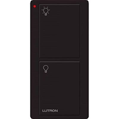 Lutron Pico Wireless Remote with Nightlight (2-button, screen text) | PJN-2B-GXX-L01