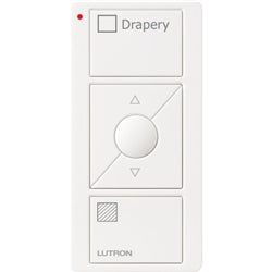 Pico Wireless Control 3-button with Raise/Lower, for Shades (Icon + Drapery Text) | PJ2-3BRL-GXX-S07