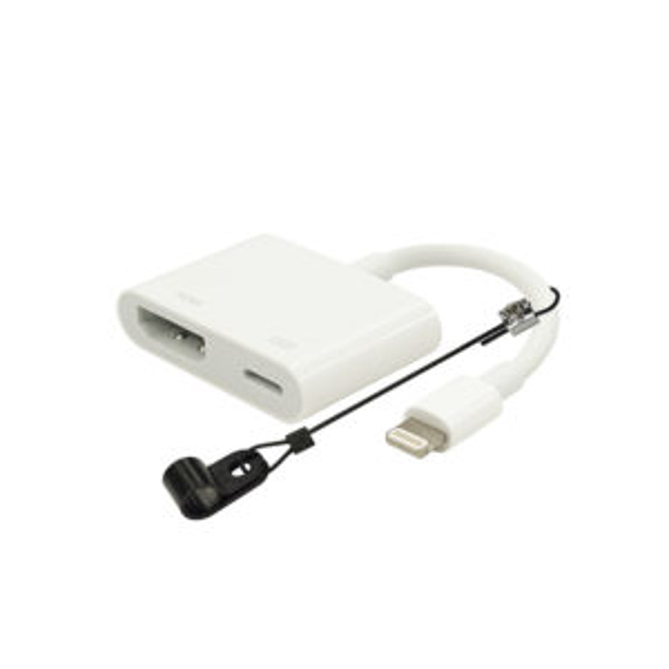 APPLE Lightning Digital AV Adapter.  MFI Certified. - 1ea/Bag
