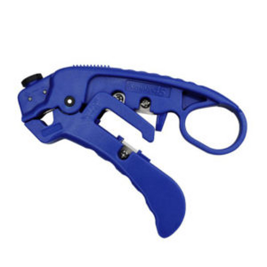 Adjustable Cat7a/6a/6/5e UTP/STP Stripper - Blue | S45-S01BL