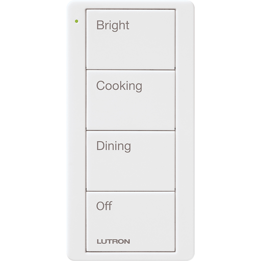 Pico 4 Button Scene Keypad (Kitchen Text) | PJ2-4B-GXX-P02
