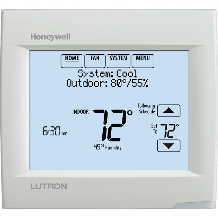 Product Display Visual of the SKU: L-HWLV2-WIFI for Marketing of theLutron Wireless Thermostat | L-HWLV2-WIFI