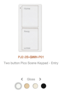 Pico 2 Button Scene Keypad (Entry Text) | PJ2-2B-GXX-P01