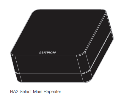Lutron RA2 Select Main Repeater | RR-SEL-REP2-BL