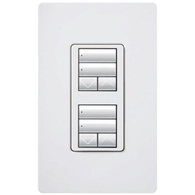 Lutron RadioRA 2 Wall-mount Designer Keypads (Dual group with 2 Raise/Lower) | RRD-W2RLD-XX